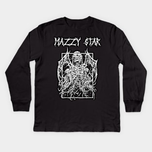 mazzy star black metal Kids Long Sleeve T-Shirt